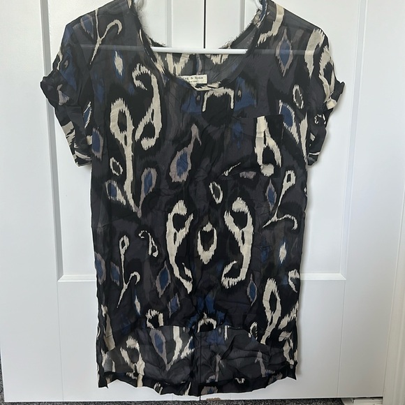 Rag & Bone Silk Blouse Size XS - Picture 1 of 4